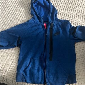 Nike Kids Royal Blue Zip-Up Hoodie